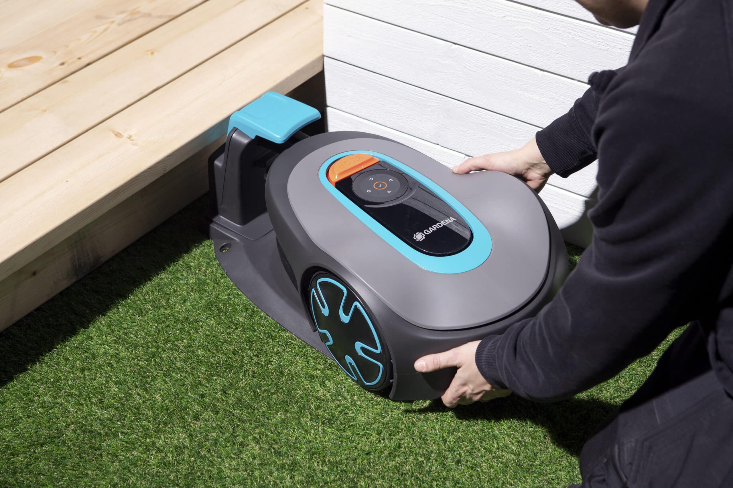 Installera robotgräsklippare