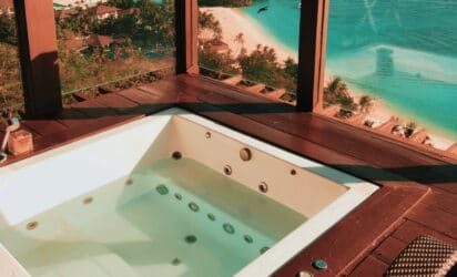 bygga in badtunna i altan