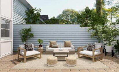 montera utomhusmöbler