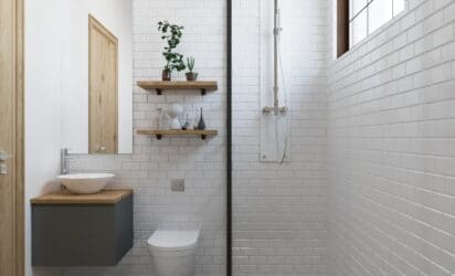 Hur mycket fall i badrum